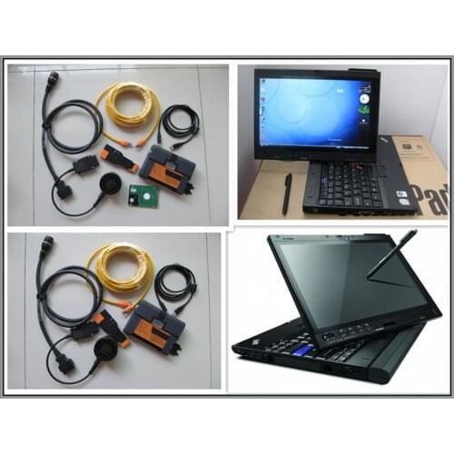 For Bmw Diagnostic Software Icom a2 Hdd 1000gb Laptop Thinkpad x200t 4g with Battery Windows 10
