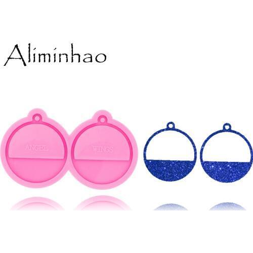 DY0428 L/M/S Semicircular Shape Earrings Handmade DIY Epoxy Silicone Molds Fashion Jewelry Resin Craft Mould