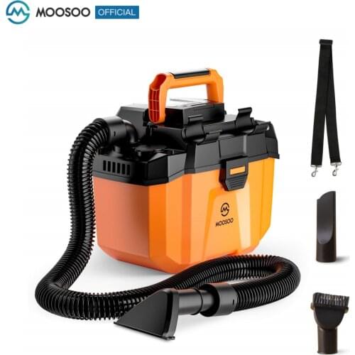 MOOSOO L10 PLUS Wet and Dry Vacuum Cleaner 10L Wireless Vacuum Cleaner Powerful Suction DIY Cyclone Dust Collector for Home Car