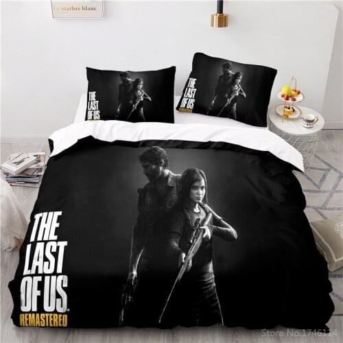 The Last of Us 3D Game Print Duvet Cover Set Twin Full Queen King Size Bedding Set Soft Quilt Cover Pillowcase for Kids Adults