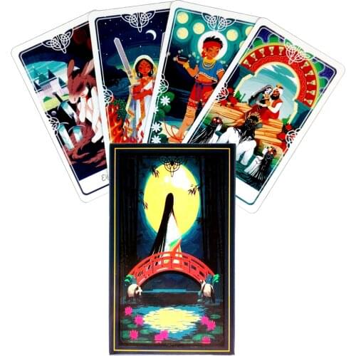 The Divine Tarot Cards And PDF Guidance Divination Deck Entertainment Partys Board Game Supports Wholesale 78 Sheets/Box