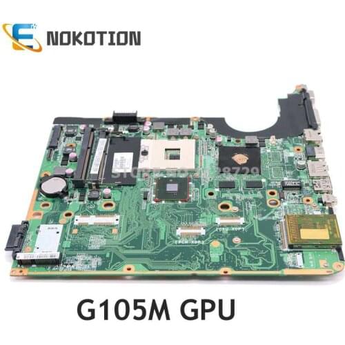 NOKOTION 580976-001 DA0UP6MB6F0 for HP Pavilion DV6 DV6-2100 laptop motherboard PM55 G105M DDR3 full test