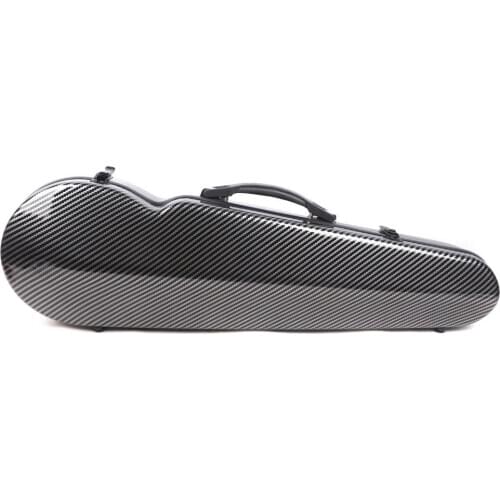 New Full size 4/4 violin case High strength composite nice black 1.7kg