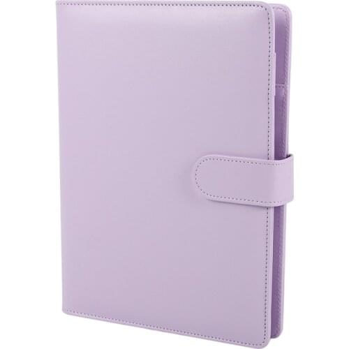 A5 Leather Loose Leaf Refill Notebook Cover Spiral Binder Planner ,Notebook Cover