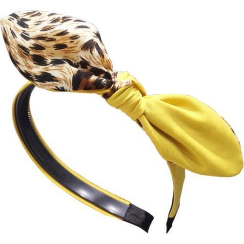 Hairband Rabbit Ears Cloth Bow Headband For Women Girls Fashion Printed Hair Head Hoop Bands Accessories Hairbands Headwear