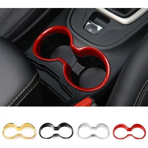 SHINEKA Car Styling Cup Holder Decorative Cover Frame for Cherokee 14-16 High Quality Car Accessories