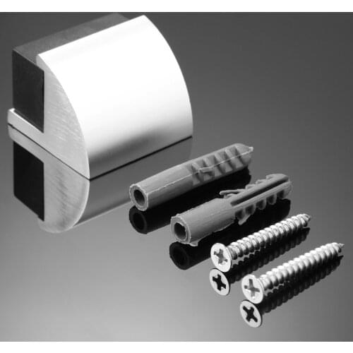 Aluminium Alloy&Rubber Anticollision Hidden Door Stops Living Room Toilet Doorstop Holder,Easy To Install on Wood /Ceramic Floor