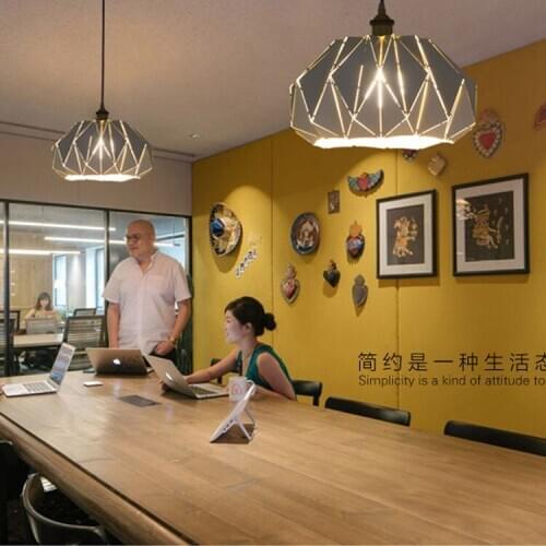 Modern glass ball crystal hanging lamp crystal light globe industrial design art avizeler ventilador de techo hanglampen