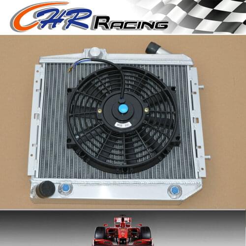 COOLING FAN + 50MM ALUMINUM RADIATOR FOR RENAULT 5 SUPER 5/R5 9/11 GT TURBO AT/MT 1985-1991 86 87 88 89 90