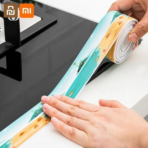 Xiaomi youpin kitchen waterproof beauty seam stickers bathroom sink toilet countertop gap wash basin waterproof pad