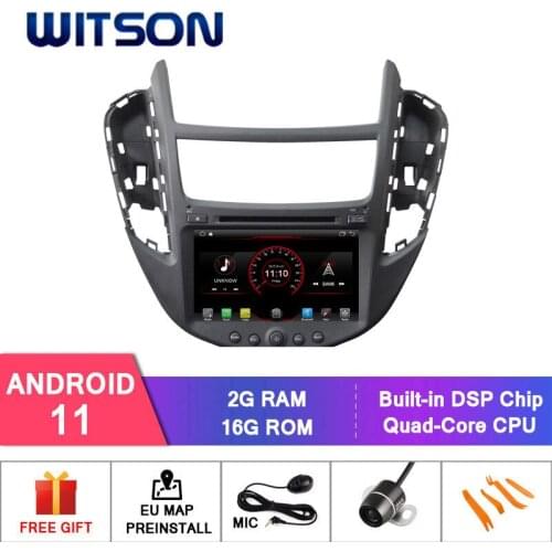 WITSON Android 11 CAR DVD PLAYER FOR CHEVROLET TRAX 2015 CAPACTIVE 1024*600 SCREEN AUTO STEREO CAR MULTIMEDIA PLAYER GPS DVR