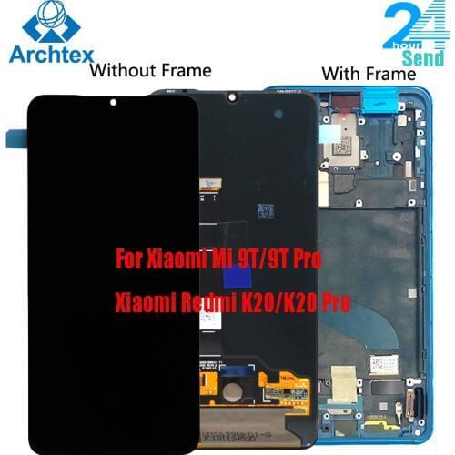 6.39 inch For Original Xiaomi Mi 9T LCD Display + Touch Screen Digitizer Assembly + frame For Xiaomi Redmi K20 Pro K20