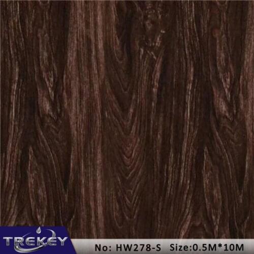 0.5M*10M brown log water transfer printing hydrographics film, film for aqua print, pva water soluble film, refurbish HW278S