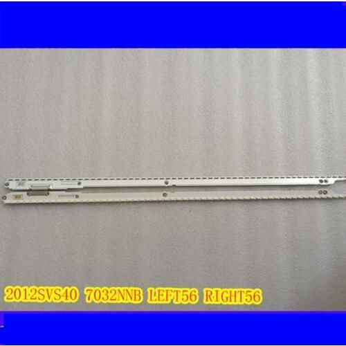 2piece/lot 500mm LED Backlight Lamp strip 56leds For Samsung 40 inch UA40ES6100 TV 2012SVS40 7032NNB RIGHT/LEFT56 10PINS