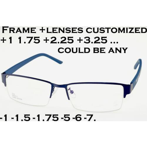 2019 Gafas Lentes Opticos Mujer Clara Vida Designer Anti Slip Business Glasses Frame Myopia Prescription Reading +1.25 +1.75