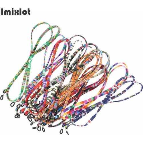 5pcs/lot Fashion Eyeglasses Glasses Chain Straps Cotton Sunglasses Chain Neck String Cord Retainer Strap Eyewear Lanyard Holder