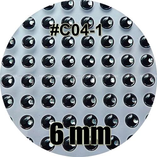 6mm 3D #C04-1 / Wholesale 700 Soft Molded 3D Holographic Fish Eyes, Fly Tying, Jig, Lure Making