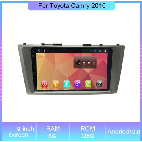Android DVD Stereo Multimedia 10.1‘’ For Toyota Camry 2010 Quad Core Radio GPS Navigation Video Auto Audio Navigation Head