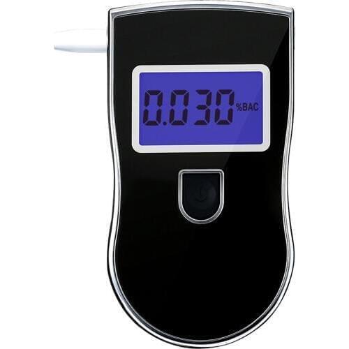 At-818 Breath Alcohol Tester Breathalyzer Professional Lcd Digital Display Backlight Alcohol Tester With 5 Mouthpieces