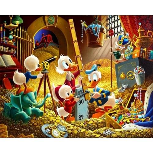 Diamond Embroidery Cartoon Disney Donald Duck Needlework Picture Diamond Painting Cross Stitch Pattern Full Rhinestones Painting