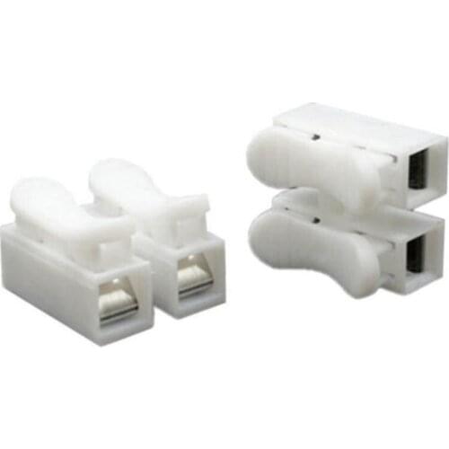 CH2 Quick Splice Lock Wire Connectors 30PCS 2Pins Electrical Cable Terminals 20x17.5x13.5mm for Easy Safe Splicing Into Wires