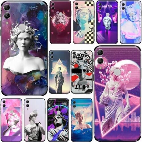 David Medusa artistic personality statue Phone Case For Huawei Honor 7C 7A 8X 8A 9 10 10i Lite 20 NOVA 3i 3e