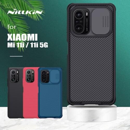 For Xiaomi Mi 11i 5G Case Nillkin CamShield Slide Camera Case Hard PC Slim Frosted Shield Textured Cover for Xiaomi Mi11i Case