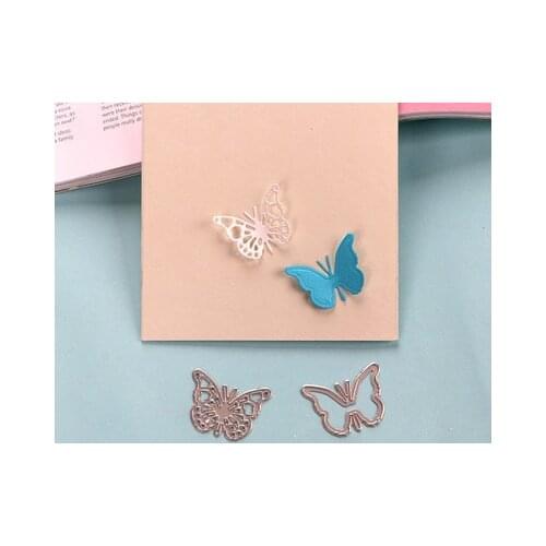 DF Two butterflies Dies for DIY Scrapbooking/photo album Decorative Embossing DIY Paper Cards
