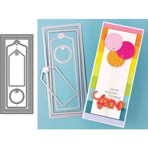 Long Rectangle Frame Metal Cutting Dies for Scrapbooking Handmade Mold Cut Stencil New 2021 DIY Card Make Mould Model Craft
