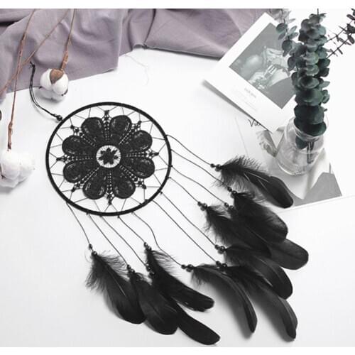 3 Colors Dreamcatcher Handmade Feather Wind Chimes Hanging Pendant Dream Catcher Home Bedroom Craft Decoration Dropshipping