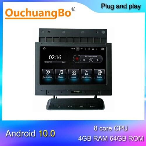 Ouchuangbo radio recorder for Land Rover Freelander Discovery Range Rover 2005-2012 android 10 media player 4GB+64GB