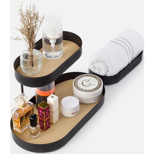 Black Cake Stand 1piece Metal Storage Racks Tableware Party Supply Home Decoration 2 Layers space saving