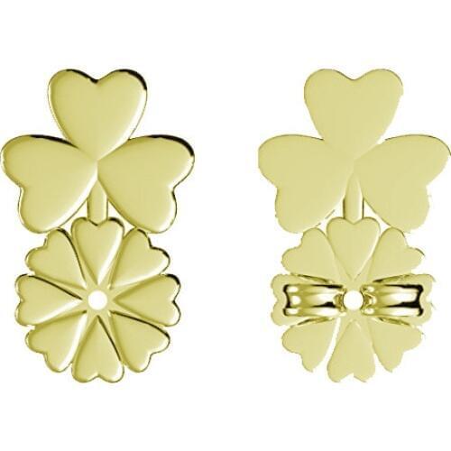 New Fashion Flower Stud Earrings Back Nut Lifter Lift Hypoallergenic Fits Post Earring Earlobe Support Earrings for Women Gift