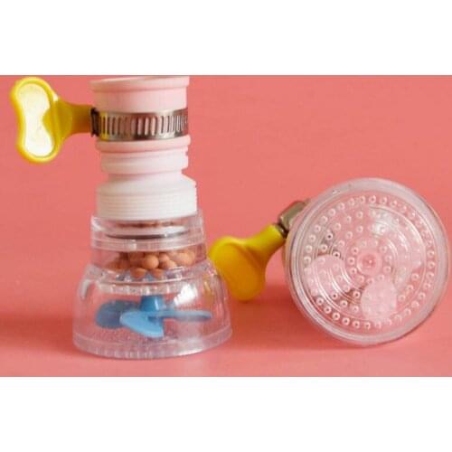 New Design 360-Degree Swivel Sink Faucet Kitchen Splash Filter Faucet Aerator Universal Tap Extender Sprayer for Bathroom TSL1