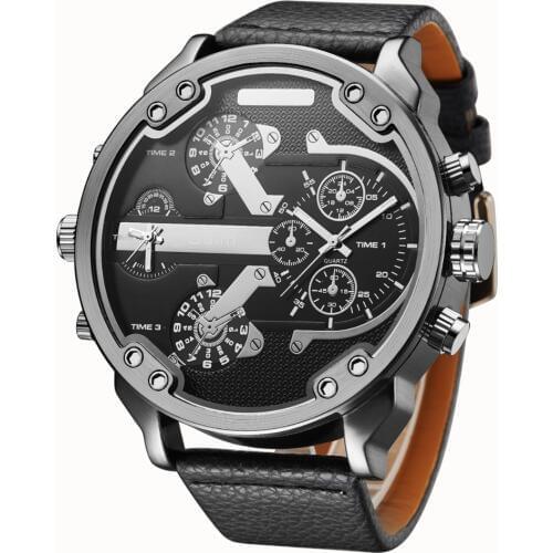 Oulm relogio masculino Oversized Mens Big Watch Luxury Brand Famous Unique Designer Quartz Watch Male Large Watches Men Reloj