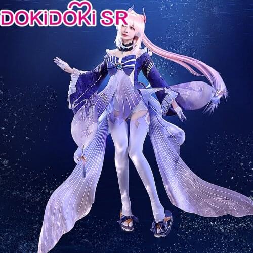 1 Deposit =$5 Coupon DokiDoki-SR Game Genshin Impact Kokomi Cosplay Costume Kokomi Costume