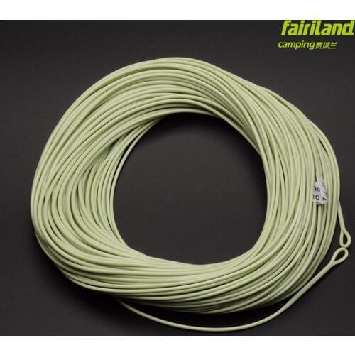 100FT/30M Durable Fly Fishing Line w/ 2 Welded Loops Weight-forward Floating Main Line WF-3F/4F/5F/6F/7F/8F Fly Floating Line