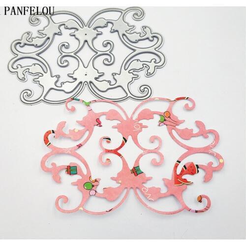 PANFELOU Rose flower bed Scrapbooking DIY Halloween Embossing mould card paper die stencils punch Metal cuts dies cutting