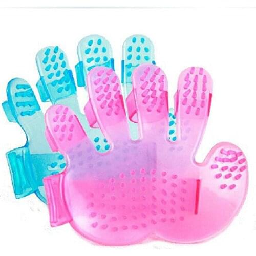 Dog Combs Pet Combs Glove Cat Grooming Glove Cat Hair Deshedding Brush Gloves Dog Comb for Cats Clean Massage Hair Remover Brush