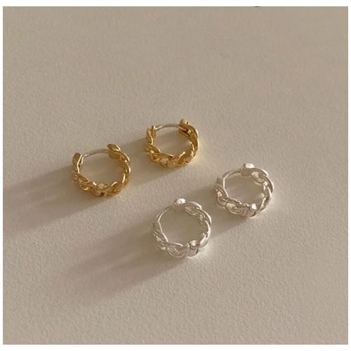 Vintage Geometric Ellipse Handmade Hoop Earrings Circle Female Twisted Party Accessories Jewelry Gift for Women