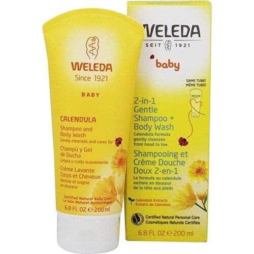 WELEDA CHAMPU Y GEL DE DUCHA CALENDULA 200 ML