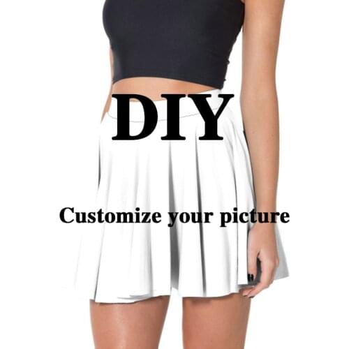NADANBAO DIY Customize Umbrella Skirt Your Own Picture Women Summer Bottom 3D Digital Printing SKIRTS Casual Clothes