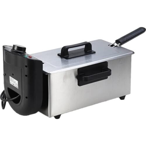 2000 Watt Stainless Steel Triple Basket Electric Deep Fryer