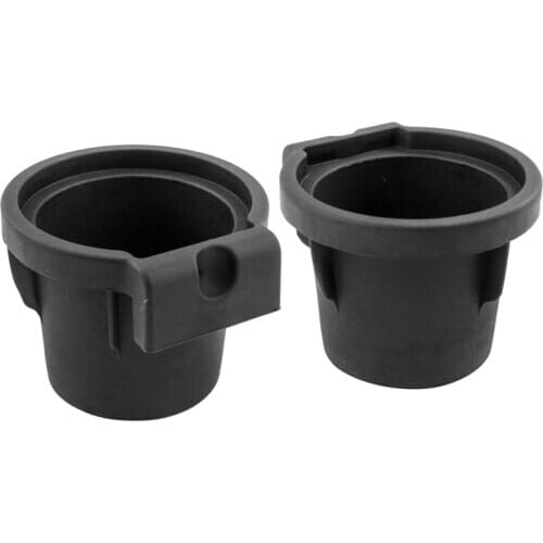 2X 2005-19 Fits for Nissan Frontier Xterra Console Cup Holder Inserts Liner Black