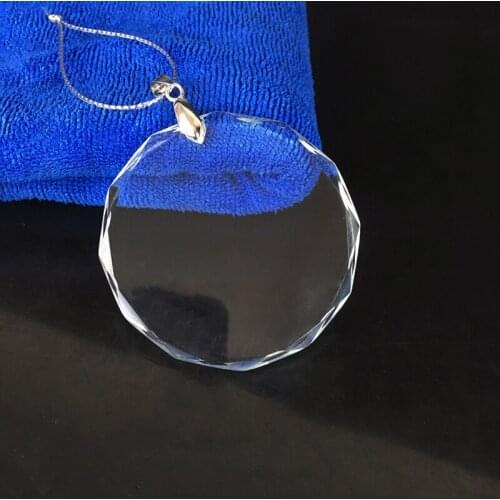 30 pcs 60mm Personalized engraving round pendants Christmas Ornament