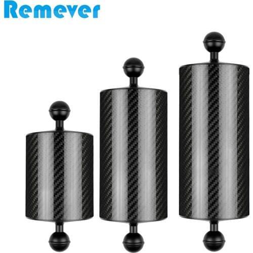 5-8-10inches 80mm Carbon Fiber Waterproof Floaty Buoyancy Mounts Holder Stands with Ball Head Adaptor for Diving Photoggraphy