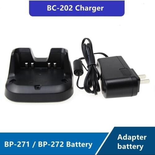 BC-202 Rapid Charger for BP-271/BP-272 for ID-31A ID-31E ID-51A ID-51E Radios