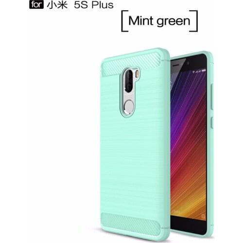 Smartphone cases for xiaomi 5s plus,30pcs/lot,carbon Fiber rugged armor TPU protective cover for Xiaomi 5s plus case,5.7 inch