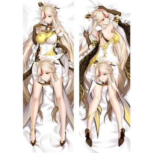 Genshin Impact Ningguang Pillow Case Cosplay Anime Game Cartoon Kawaii Accessories Prop