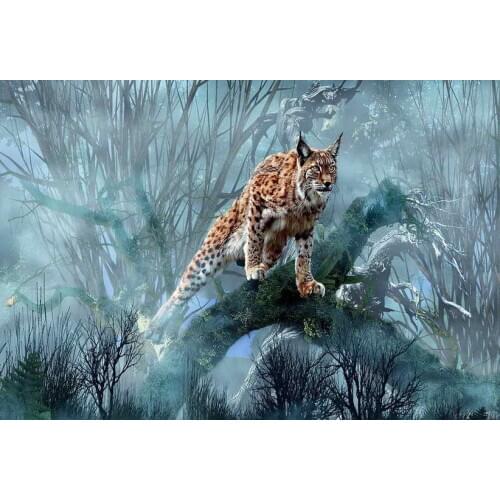 Home Office Decoration Living Room Art Wall Decor HD Prints Animal Scheetah Oil Painting Pictures Printed On Canvas